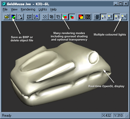 The K3D-GL Interface